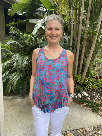 Karen Top Magenta Love