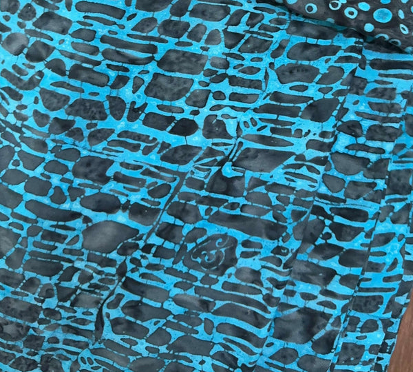 Brea Dress Turquoise Lattice