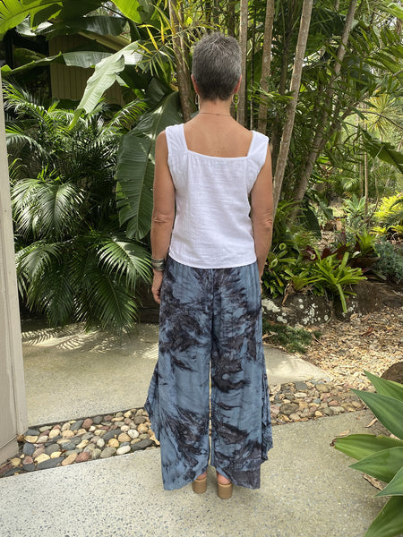 Bell Trouser Marbled Grey