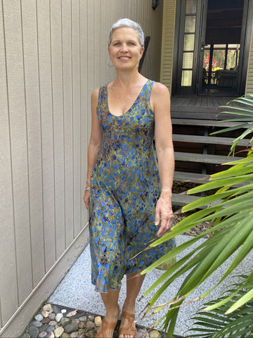 Brea Dress Blue Lotus NEW