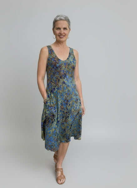 Brea Dress Blue Lotus NEW