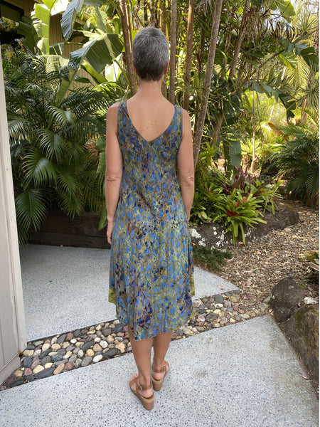 Brea Dress Blue Lotus NEW