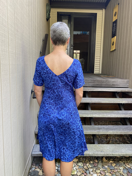 Brianna Dress Lapis Ohm NEW