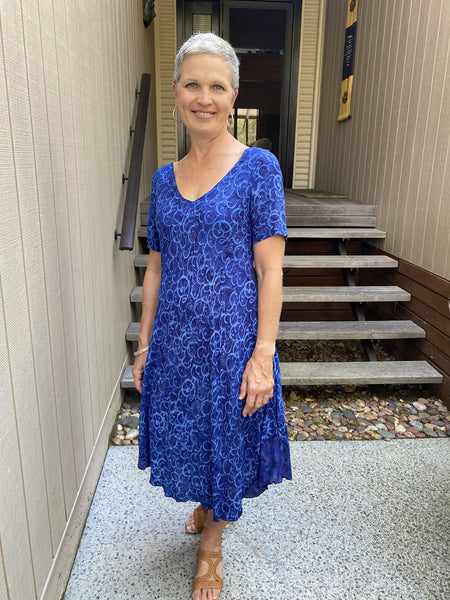 Brianna Dress Lapis Ohm NEW