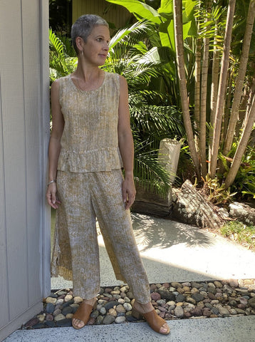 Hayley Top Latte Lattice Size S only