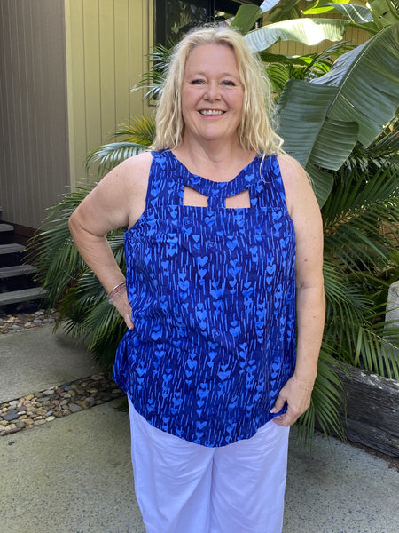 Kaari Top Lapis Love Chain