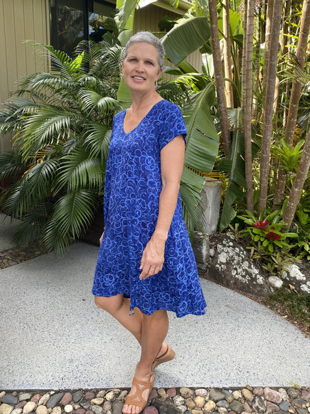 Laura Dress Lapis Ohm NEW