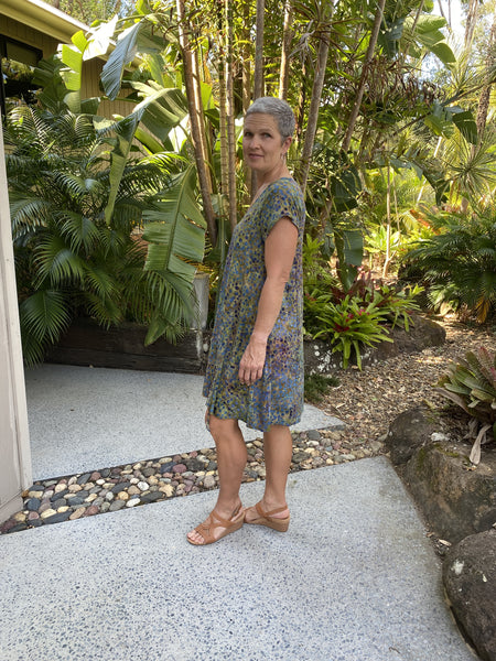 Laura Dress Blueberries NEW