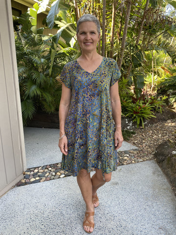 Laura Dress Blueberries NEW