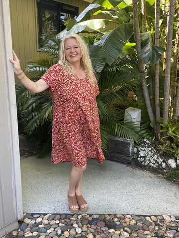 Laura Dress Golden Pearls XS and XL only