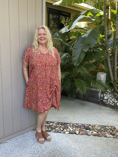 Laura Dress Golden Pearls XS and XL only