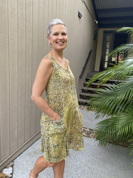 Layla Dress Earthy Stone NEW