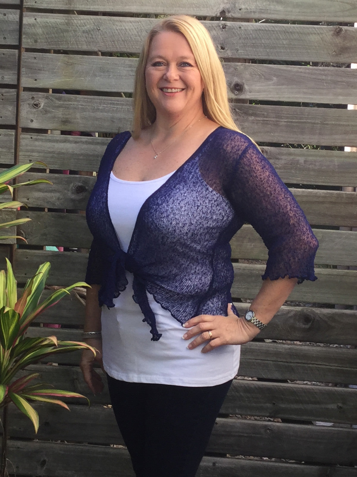 Shrug Navy Blue GAAB Designs