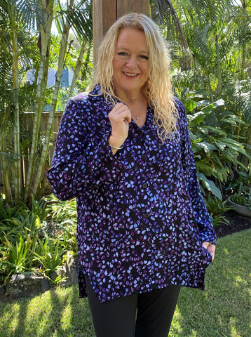 Sarah Shirt  Amethyst